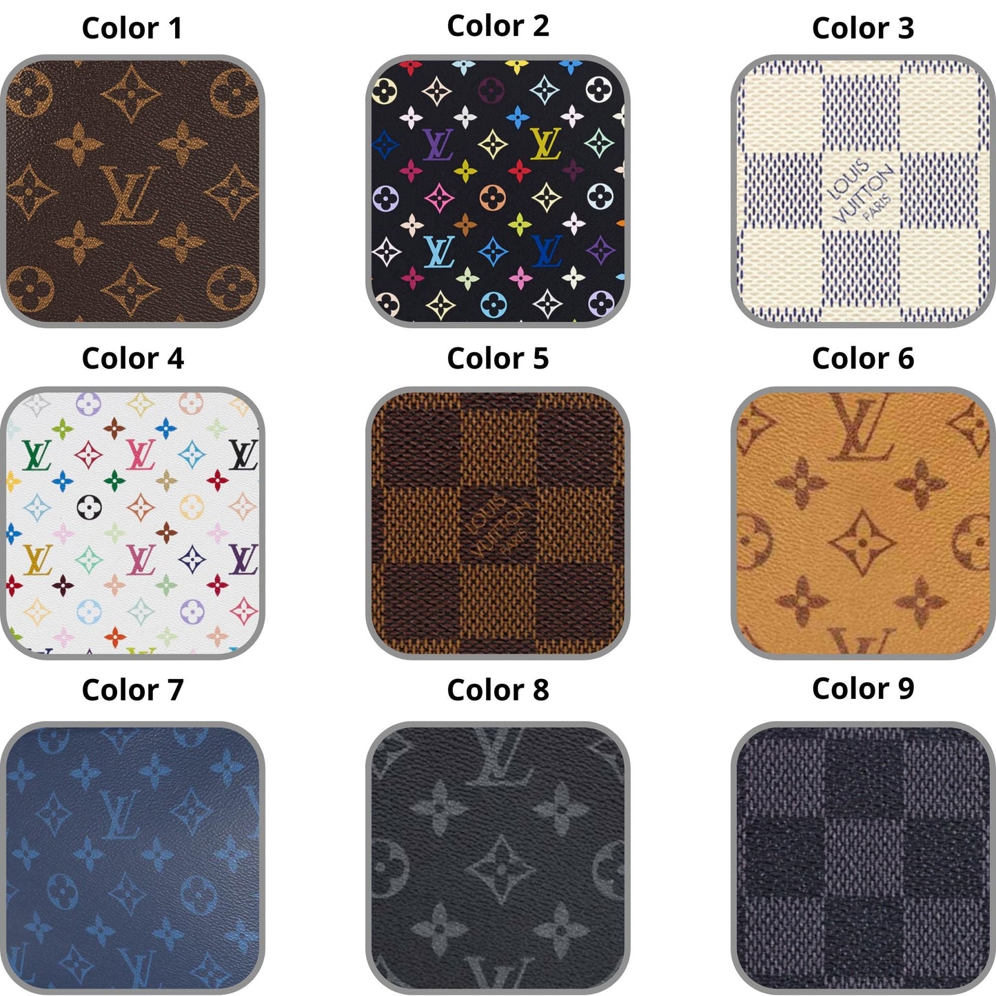 Authentic LV Canvas iPhone Wallet Case (Upcycled - 7)