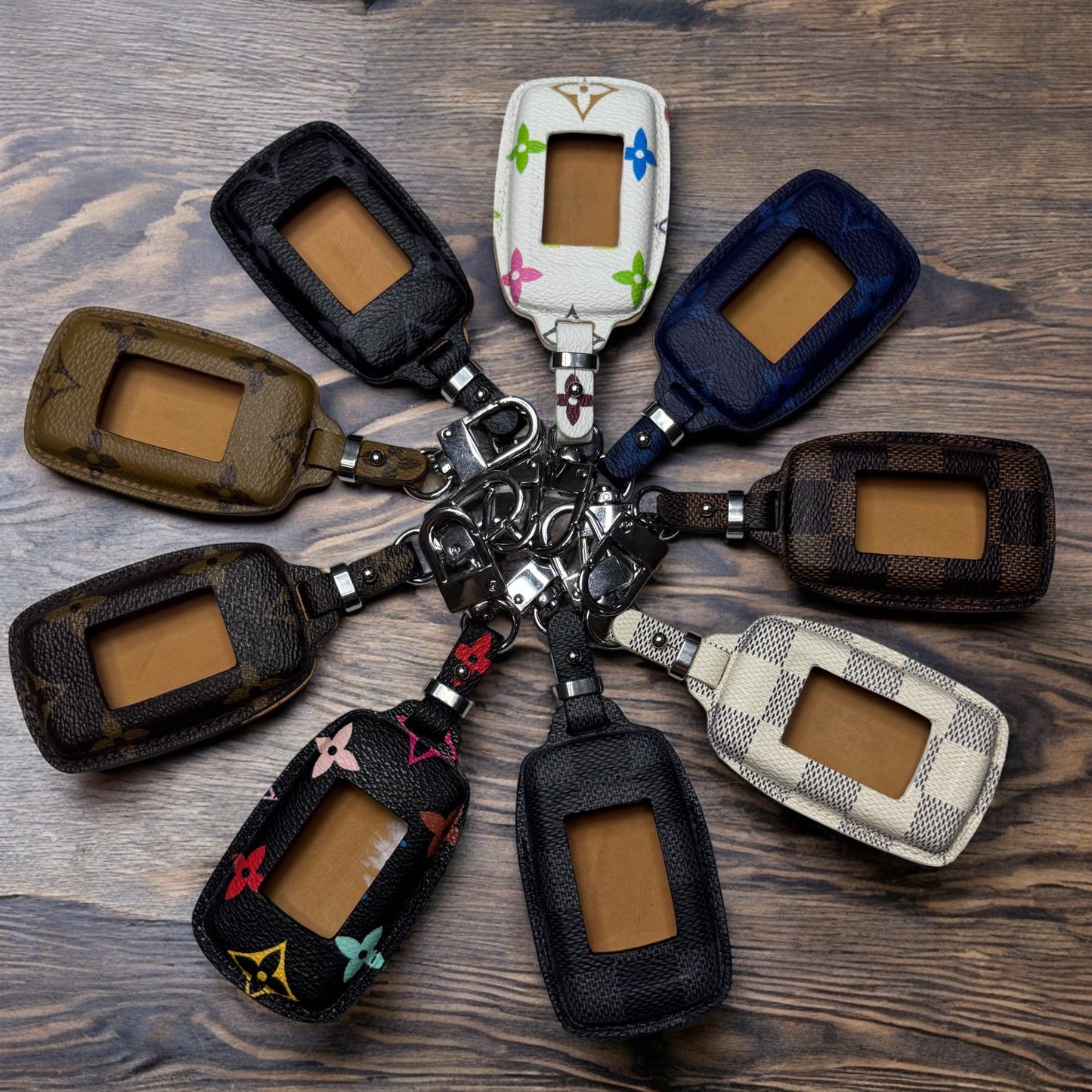 Upcycled LV Key Fob Case for Land Rover – Handmade & Unique