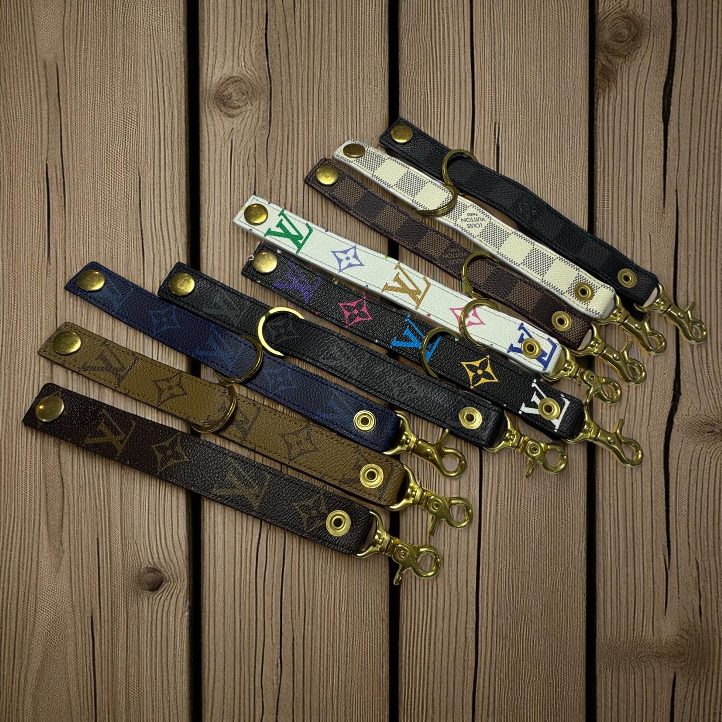 Authentic LV Leather Key Chain (No Key Fob) – Limited Edition