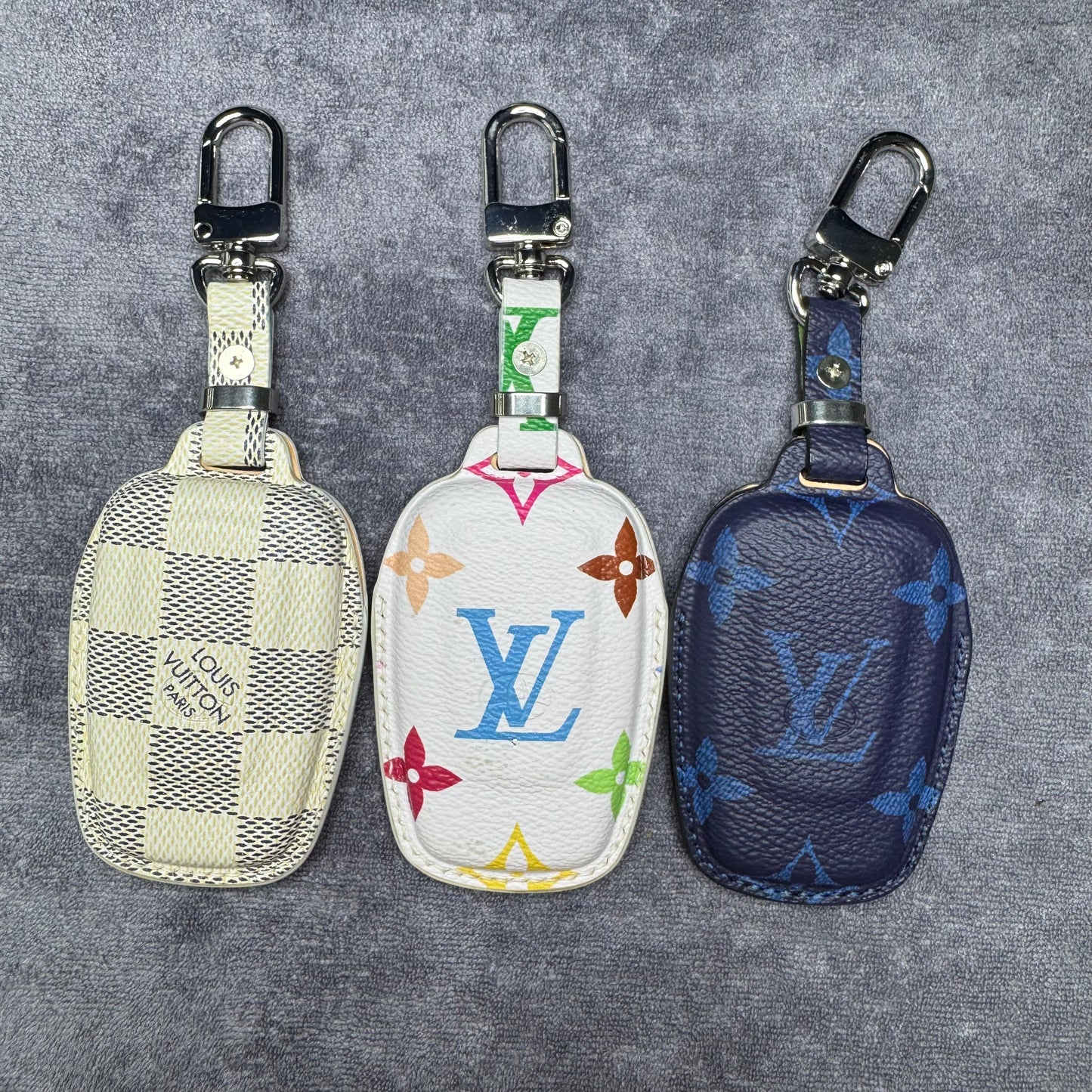 Premium LV Canvas Key Case for Toy 2– Handmade from Authentic Upcycled Louis Vuitton