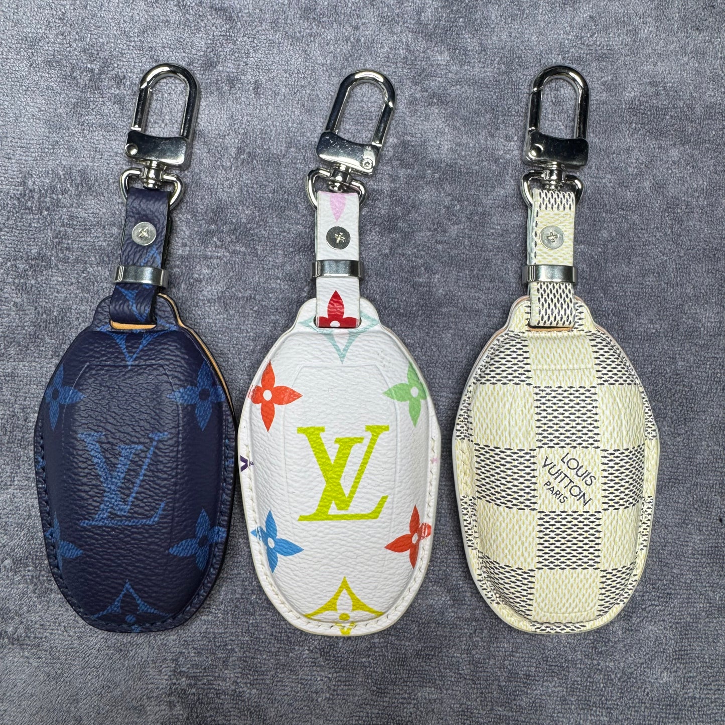 Premium LV Canvas Key Case for Peugeot– Handmade from Authentic Upcycled Louis Vuitton