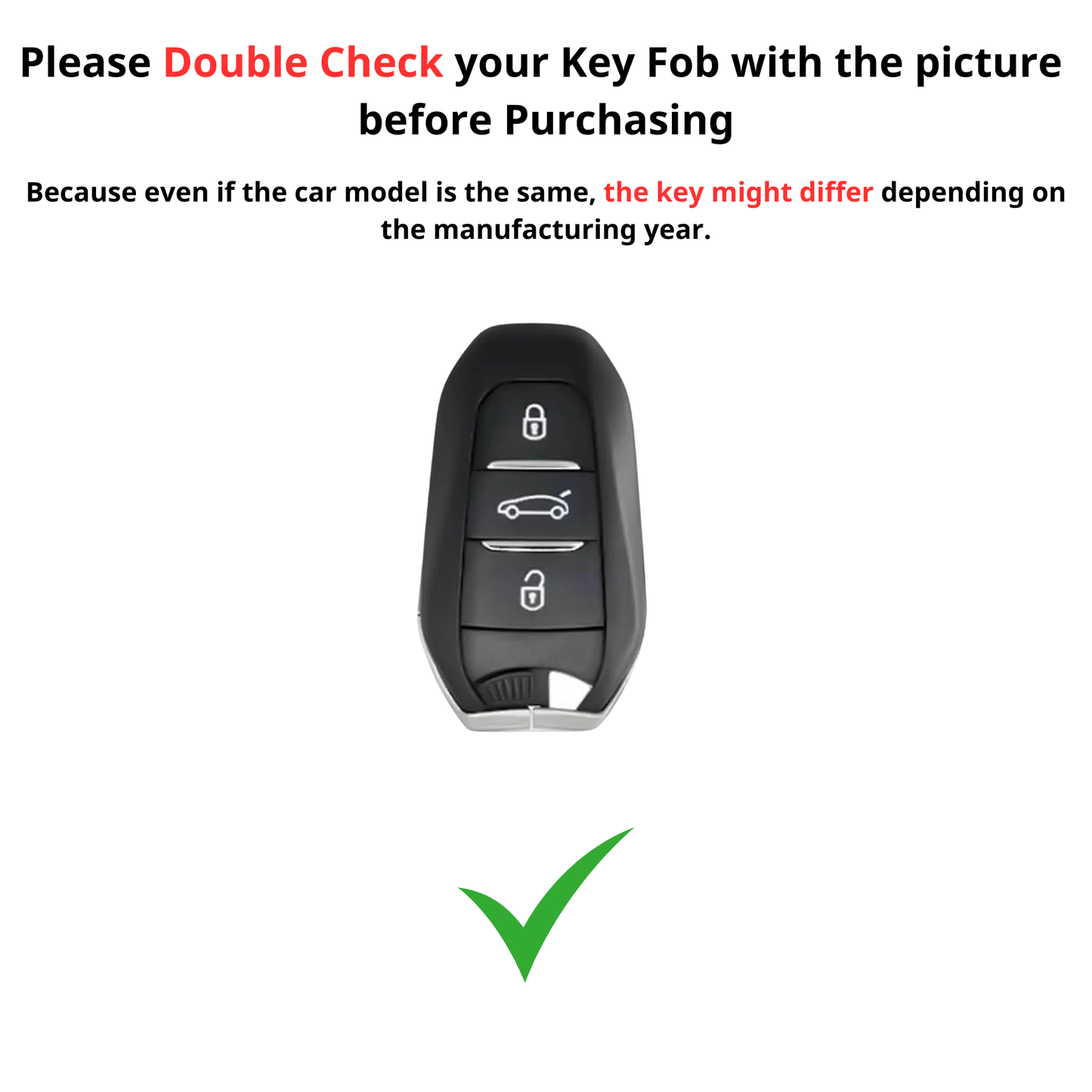 Premium LV Canvas Key Case for Peugeot– Handmade from Authentic Upcycled Louis Vuitton