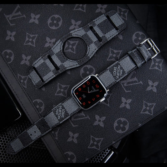 Recycled Louis Vuitton Apple watch band AW-LV13