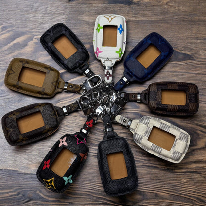 Upcycled LV Key Fob Case for Land Rover – Handmade & Unique