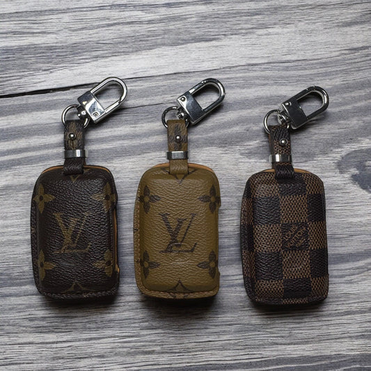 Premium LV Canvas Key Case for Mazda – Handmade from Authentic Upcycled Louis Vuitton