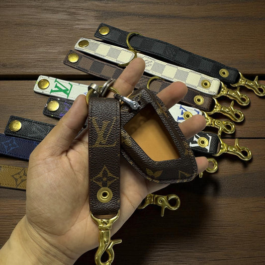 Authentic LV Leather Key Chain (No Key Fob) – Limited Edition