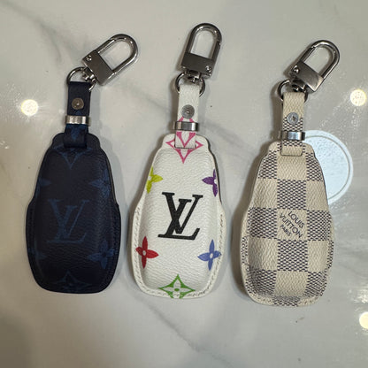 Premium LV Canvas Key Case for Mercedes-Benz- 2 – Handmade from Authentic Upcycled Louis Vuitton