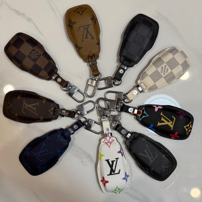 Premium LV Canvas Key Case for Mercedes-Benz- 2 – Handmade from Authentic Upcycled Louis Vuitton