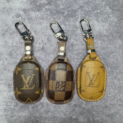 Premium LV Canvas Key Case for Honda 2 – Handmade from Authentic Upcycled Louis Vuitton