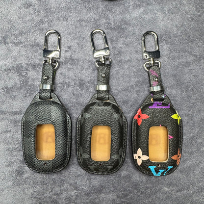 Premium LV Canvas Key Case for Honda 2 – Handmade from Authentic Upcycled Louis Vuitton