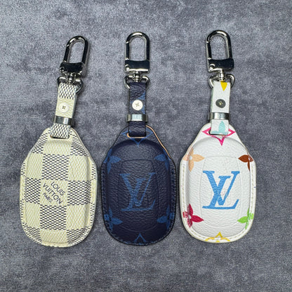 Premium LV Canvas Key Case for Honda 2 – Handmade from Authentic Upcycled Louis Vuitton