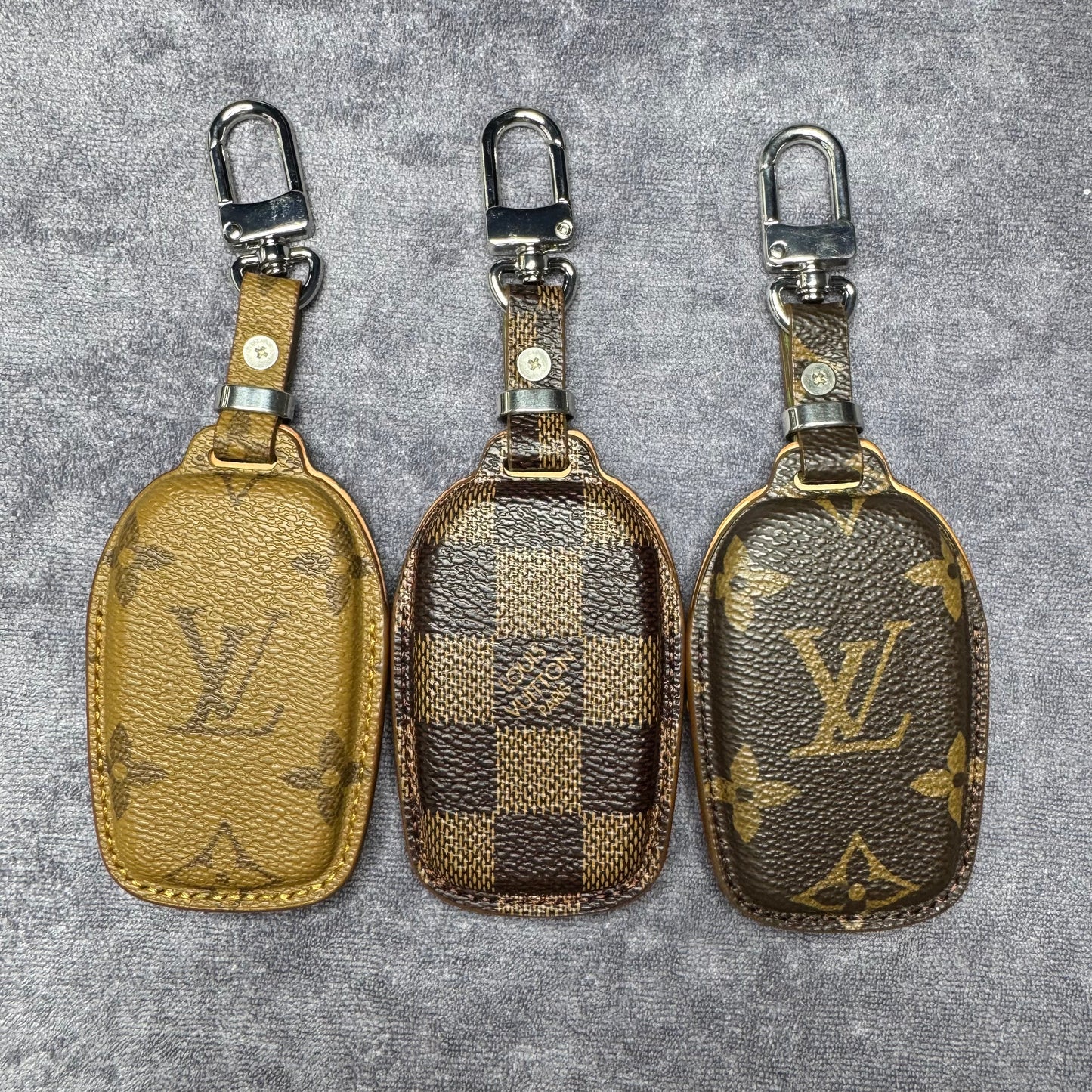 Premium LV Canvas Key Case for Toy – Handmade from Authentic Upcycled Louis Vuitton