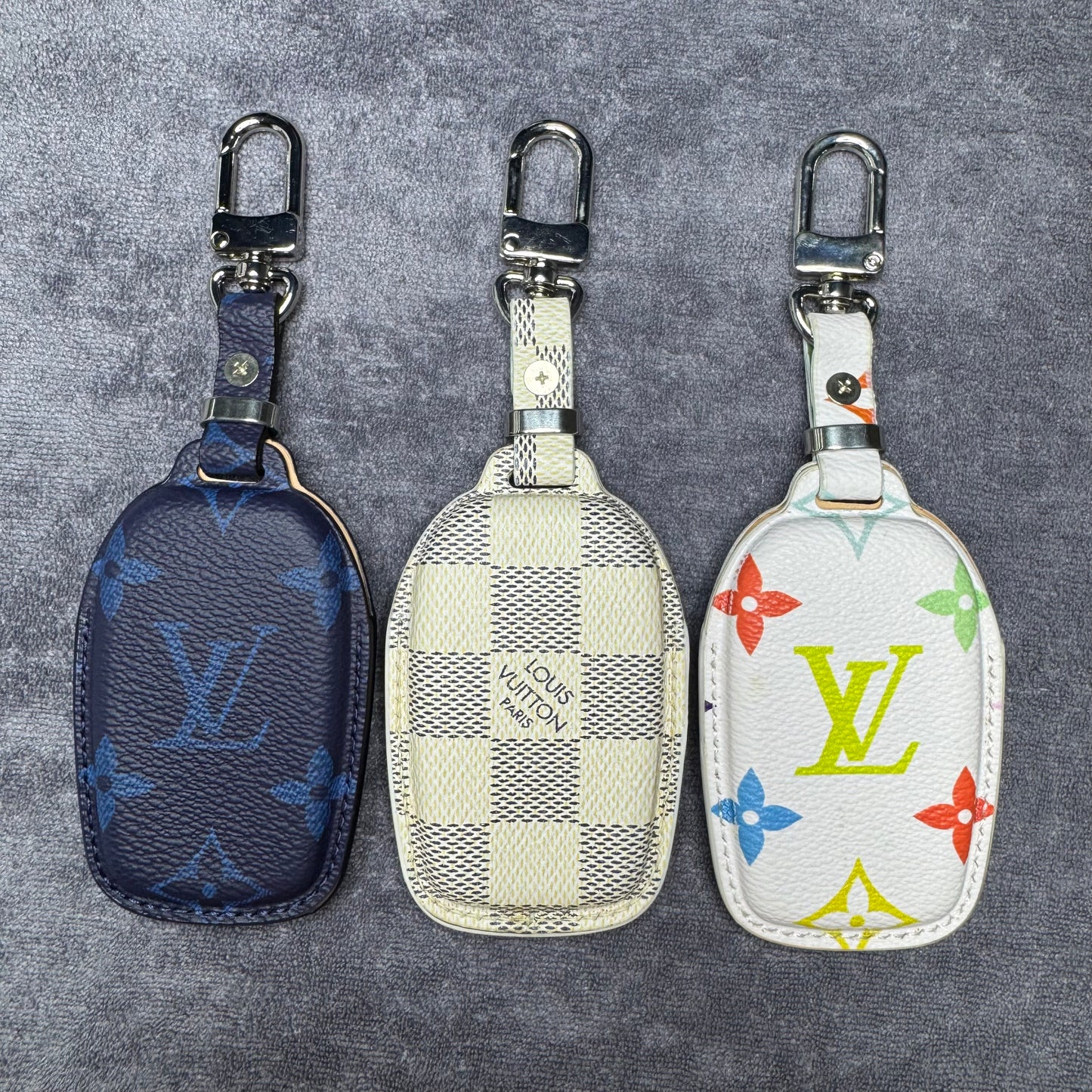 Premium LV Canvas Key Case for Toy – Handmade from Authentic Upcycled Louis Vuitton