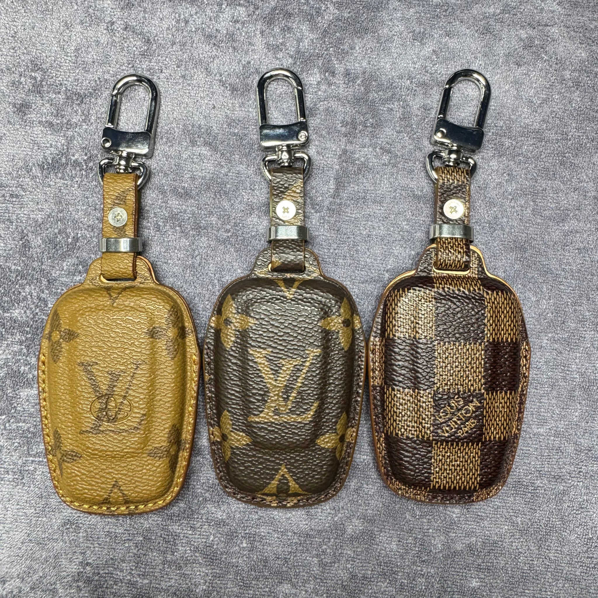 Premium LV Canvas Key Case for Toyota 2– Handmade from Authentic Upcycled Louis Vuitton