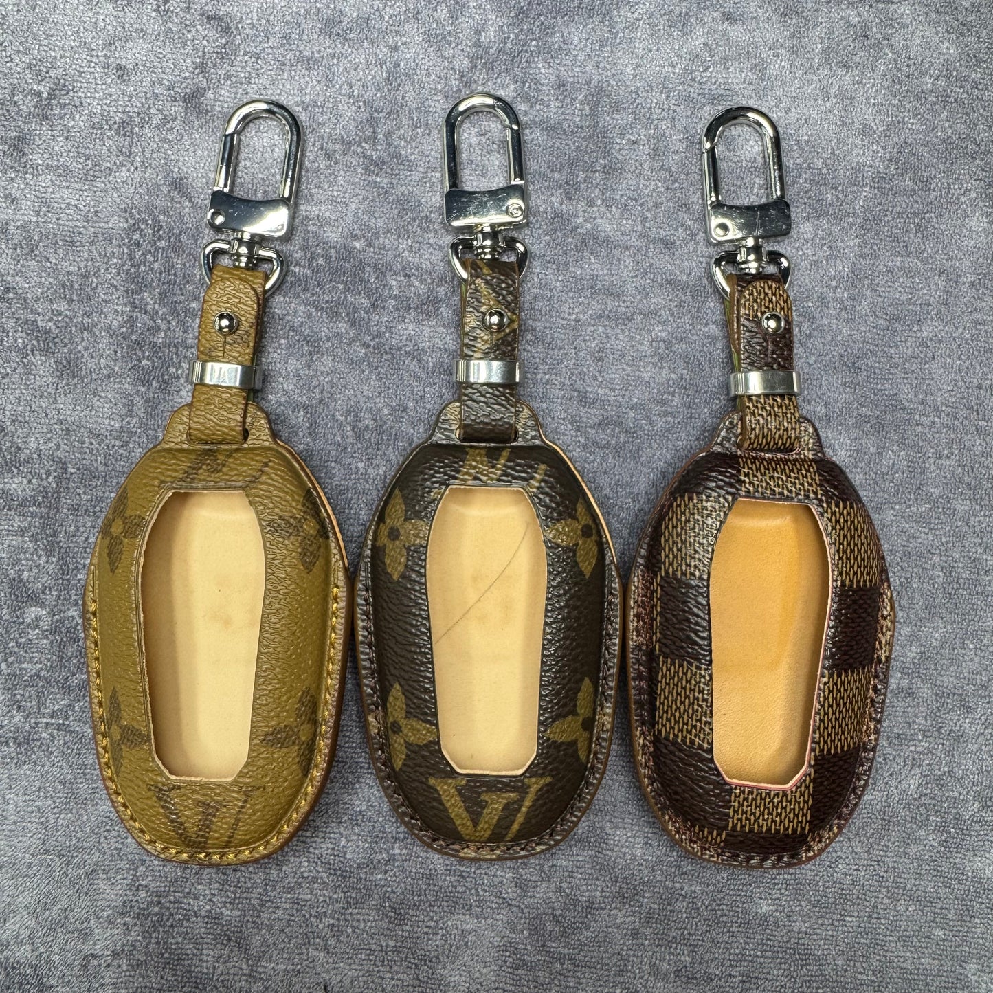 Premium LV Canvas Key Case for Peugeot– Handmade from Authentic Upcycled Louis Vuitton