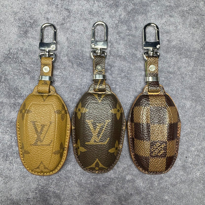 Premium LV Canvas Key Case for Peugeot– Handmade from Authentic Upcycled Louis Vuitton