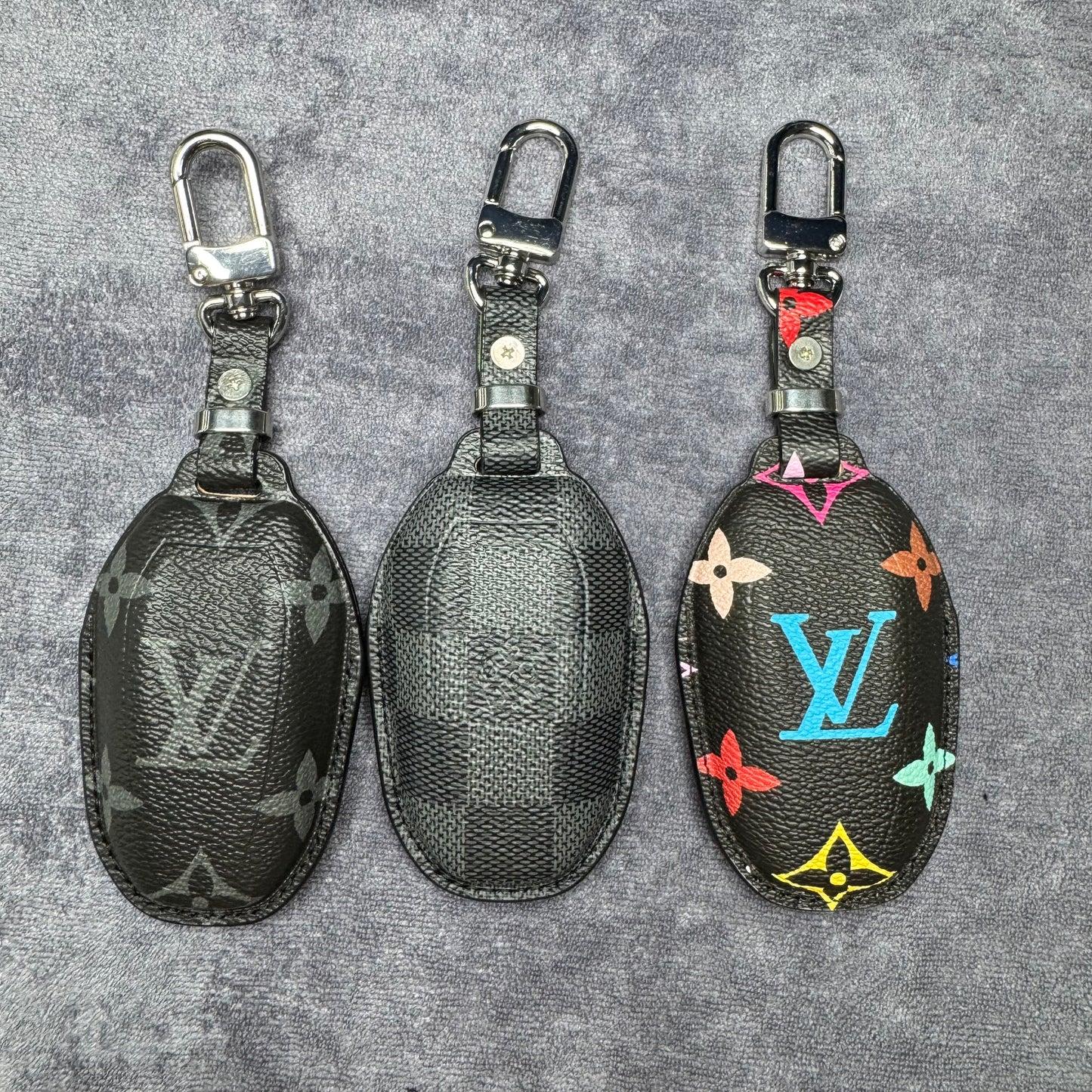 Premium LV Canvas Key Case for Peugeot– Handmade from Authentic Upcycled Louis Vuitton