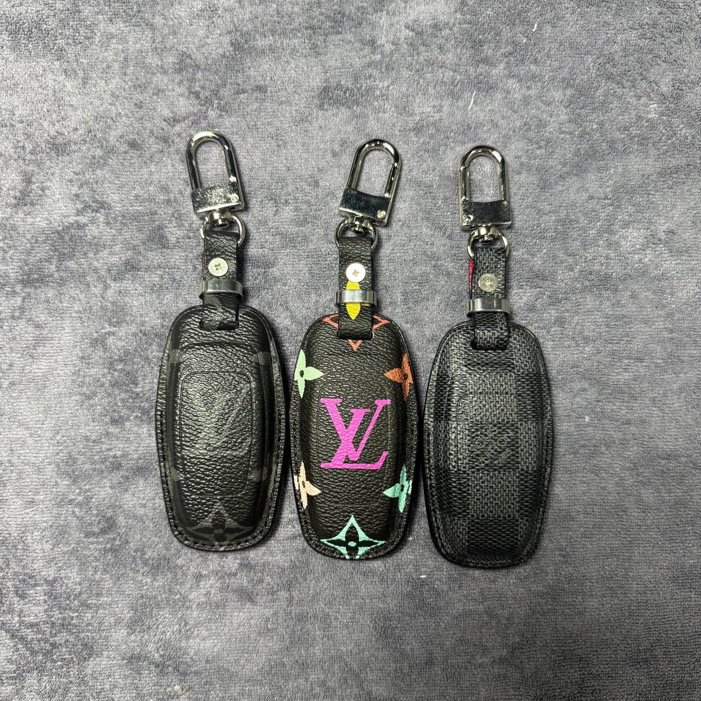 Premium LV Canvas Key Case for Audi – Handmade from Authentic Upcycled Louis Vuitton