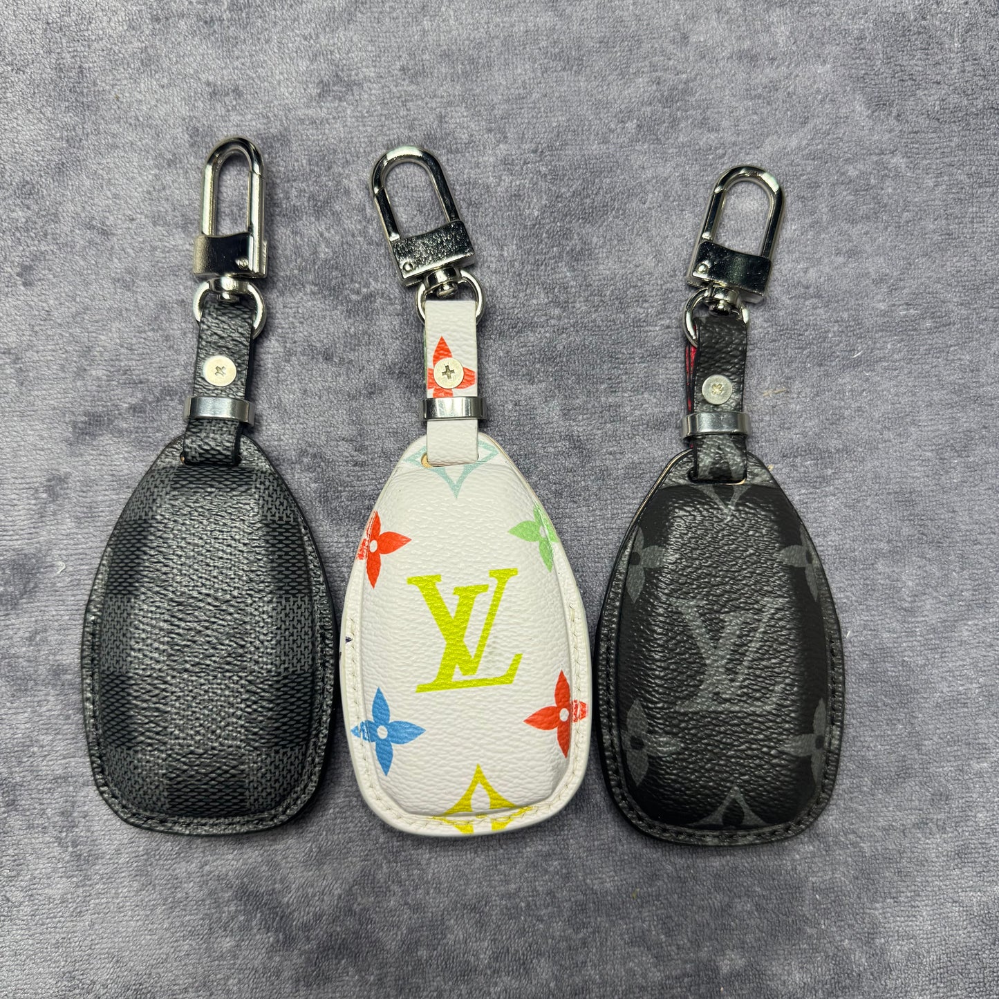 Premium LV Canvas Key Case for Subaru – Handmade from Authentic Upcycled Louis Vuitton