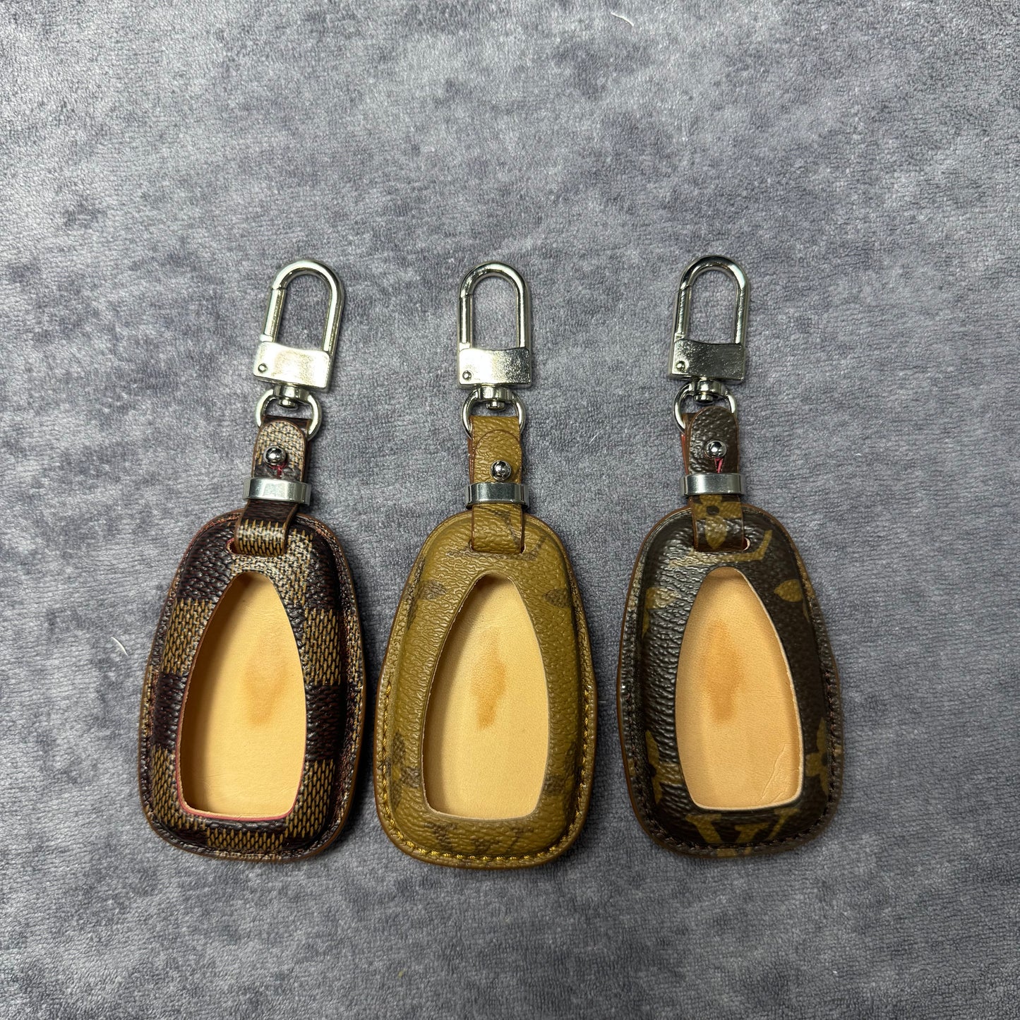 Premium LV Canvas Key Case for Chevrolet – Handmade from Authentic Upcycled Louis Vuitton
