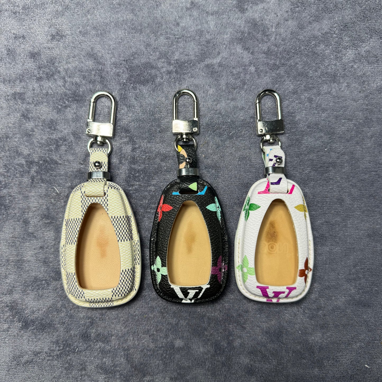 Premium LV Canvas Key Case for Chevrolet – Handmade from Authentic Upcycled Louis Vuitton