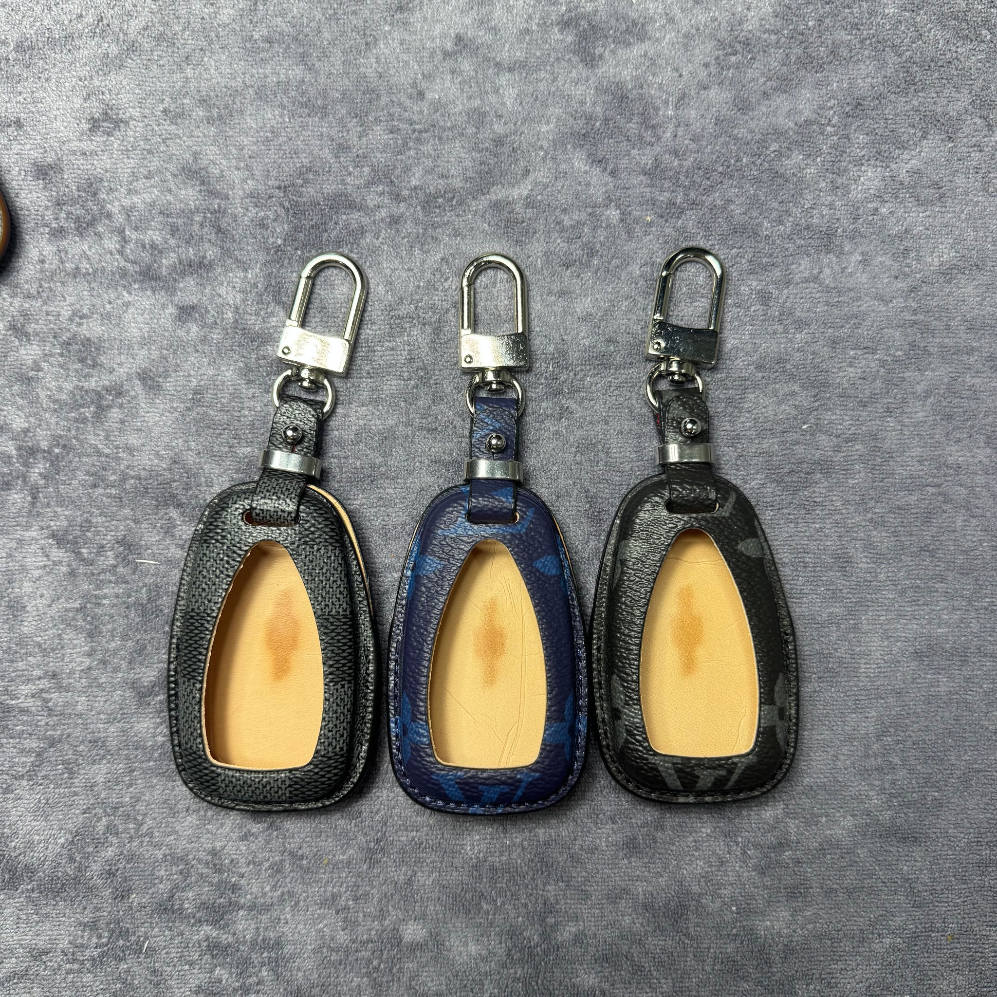 Premium LV Canvas Key Case for Chevrolet – Handmade from Authentic Upcycled Louis Vuitton