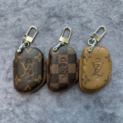 Premium LV Canvas Key Case for Jeep – Handmade from Authentic Upcycled Louis Vuitton