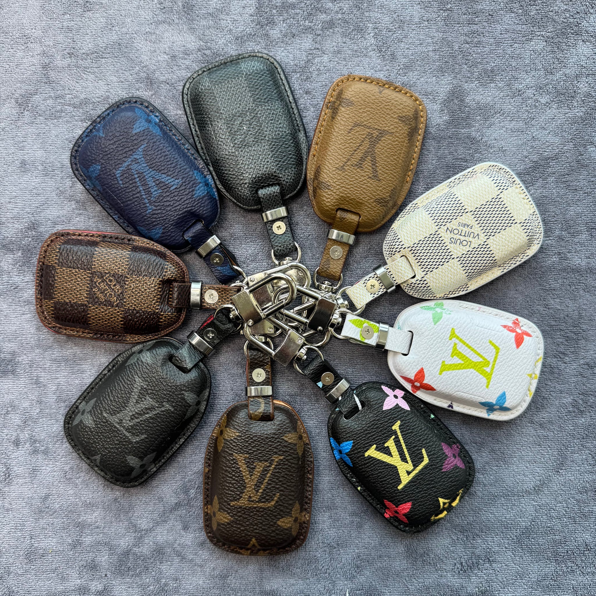 Premium LV Canvas Key Case for GMC – Handmade from Authentic Upcycled Louis Vuitton