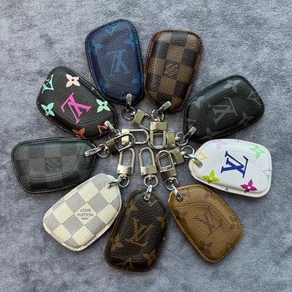 Premium LV Canvas Key Case for Cadillac – Handmade from Authentic Upcycled Louis Vuitton