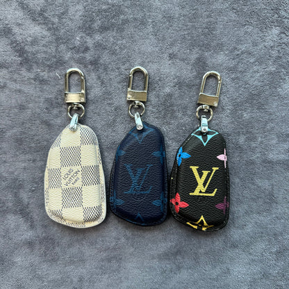 Premium LV Canvas Key Case for Volkswagen – Handmade from Authentic Upcycled Louis Vuitton