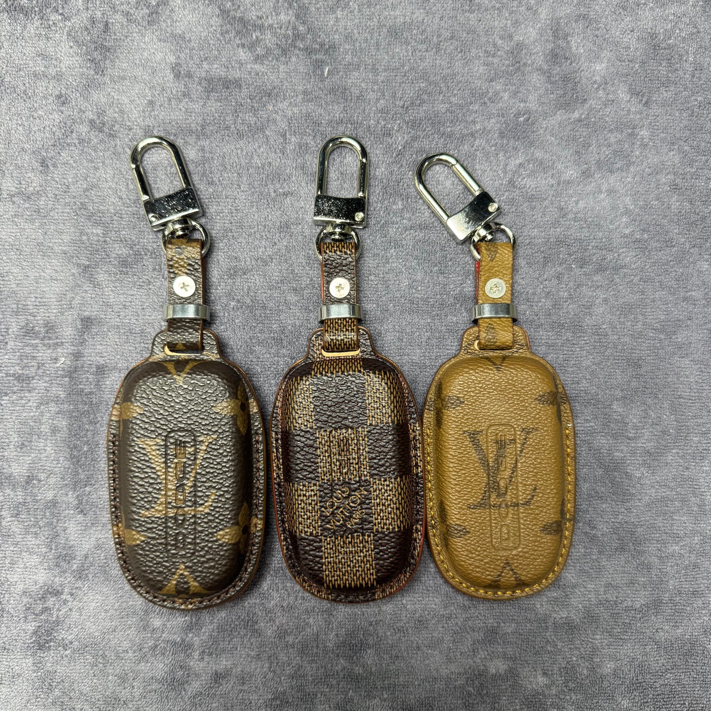 Premium LV Canvas Key Case for Dodge – Handmade from Authentic Upcycled Louis Vuitton