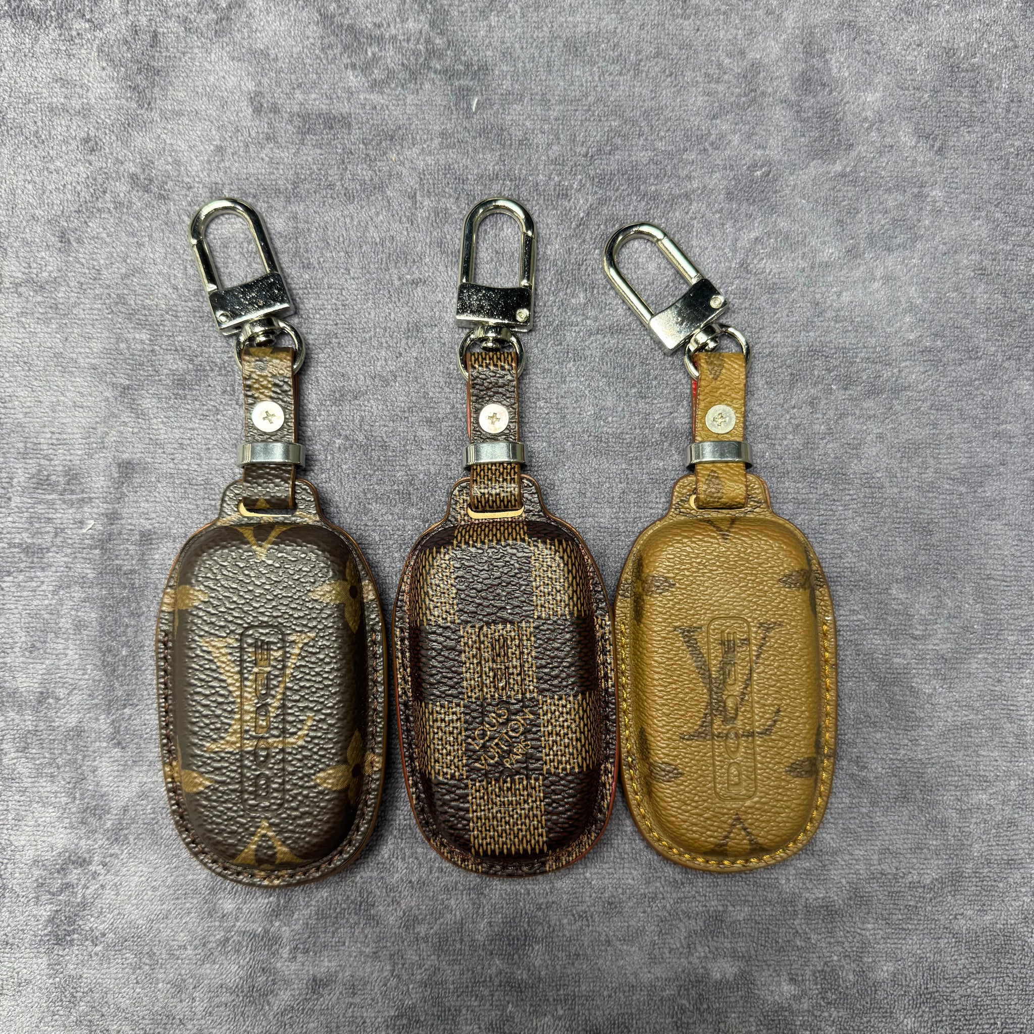 Premium LV Canvas Key Case for Dodge – Handmade from Authentic Upcycled Louis Vuitton