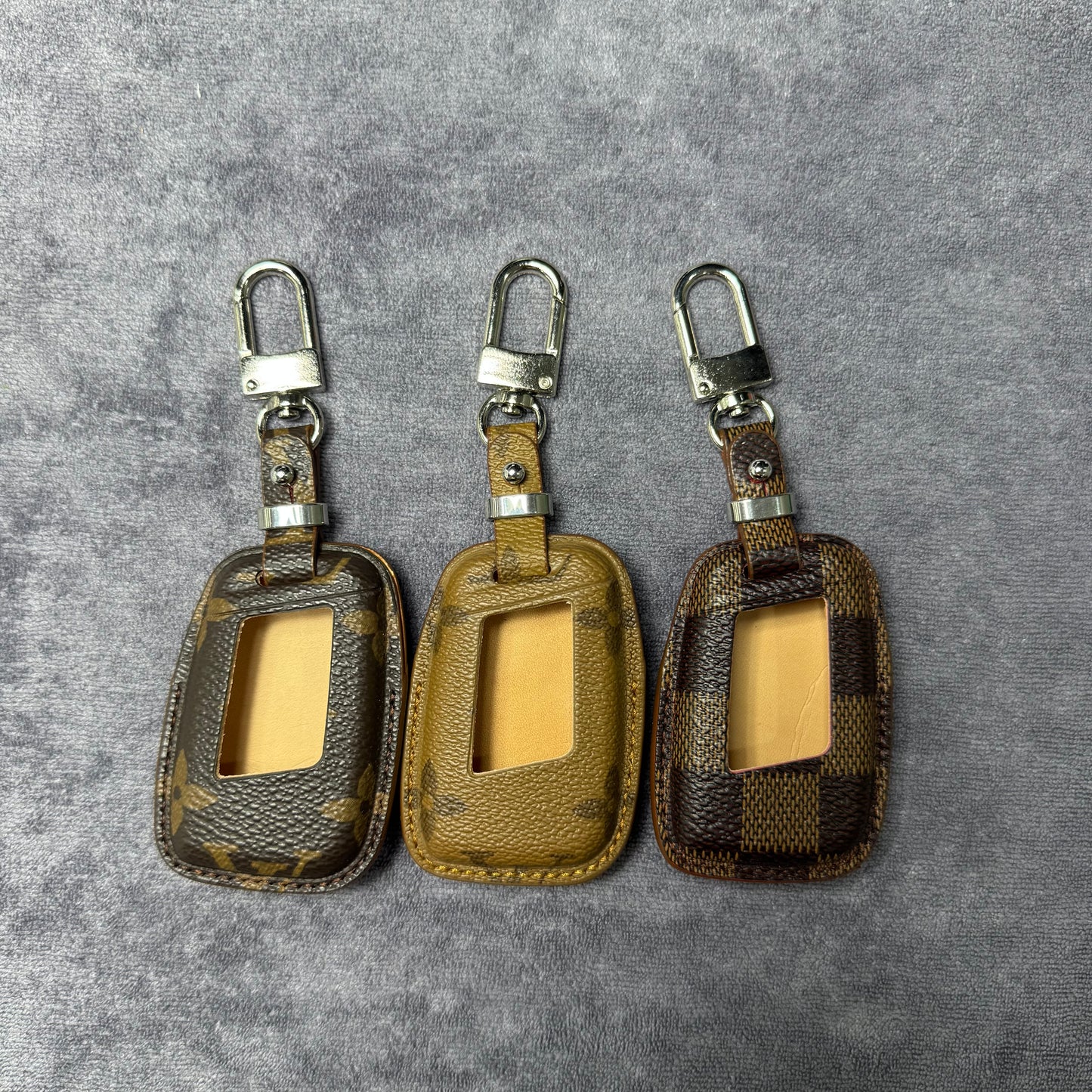 Premium LV Canvas Key Case for Volkswagen 2 – Handmade from Authentic Upcycled Louis Vuitton