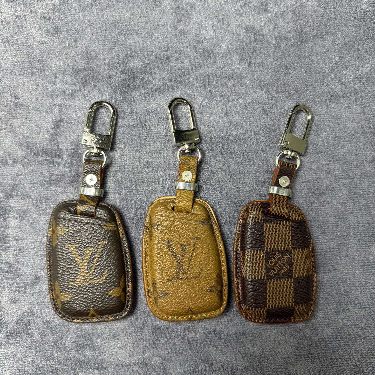 Premium LV Canvas Key Case for Volkswagen 2 – Handmade from Authentic Upcycled Louis Vuitton