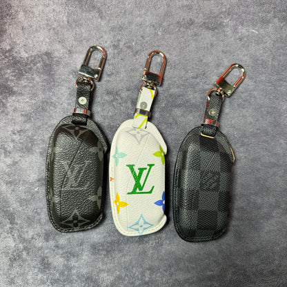 Premium LV Canvas Key Case for BMW 2 – Handmade from Authentic Upcycled Louis Vuitton