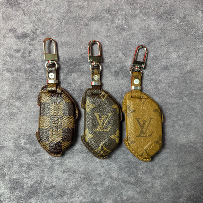 Premium LV Canvas Key Case for KIA – Handmade from Authentic Upcycled Louis Vuitton