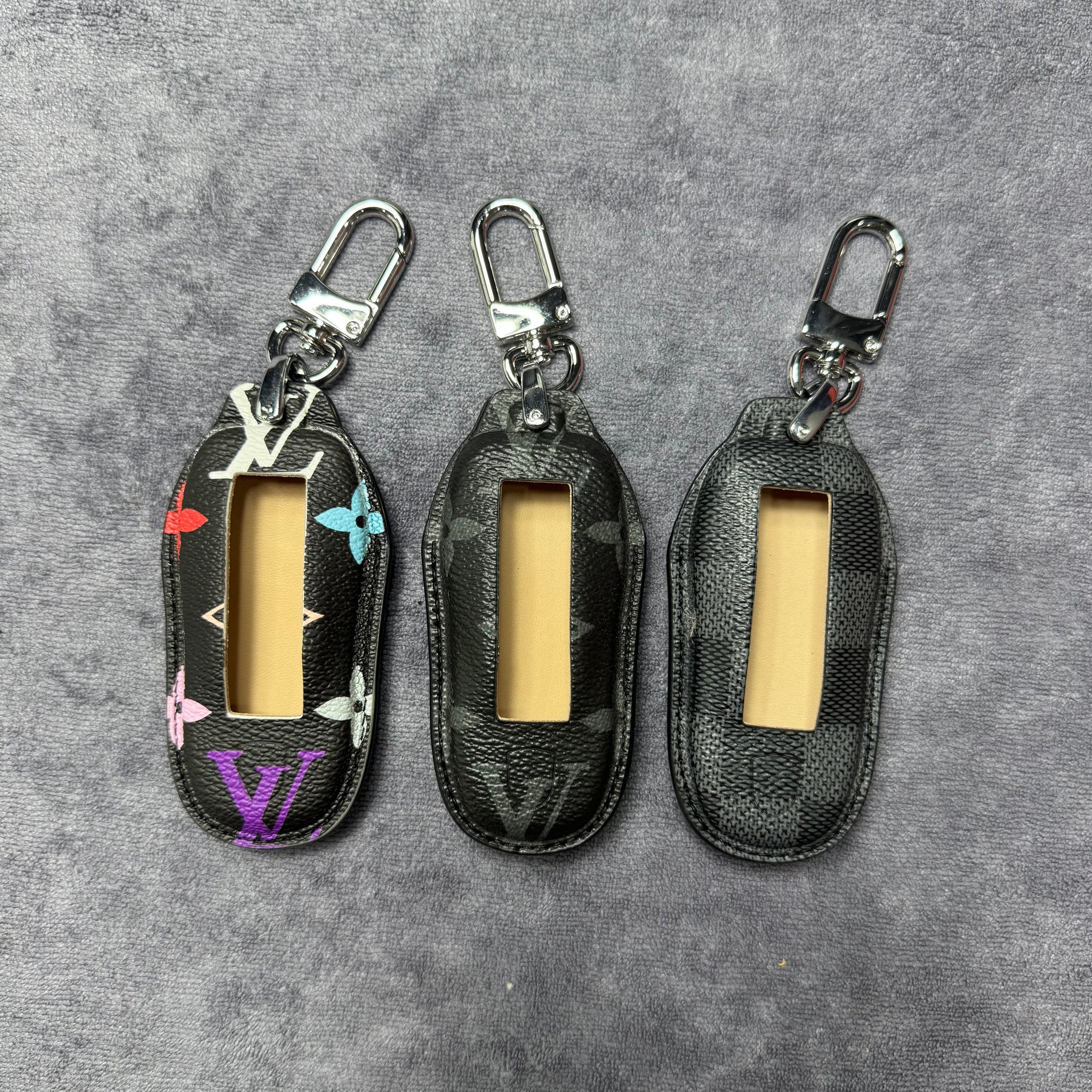 Premium LV Canvas Key Case for Porsche – Handmade from Authentic Upcycled Louis Vuitton