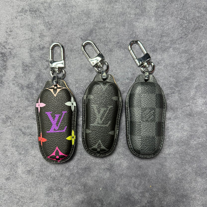 Premium LV Canvas Key Case for Porsche – Handmade from Authentic Upcycled Louis Vuitton