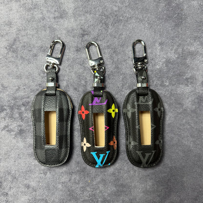 Premium LV Canvas Key Case for Porsche 2 – Handmade from Authentic Upcycled Louis Vuitton