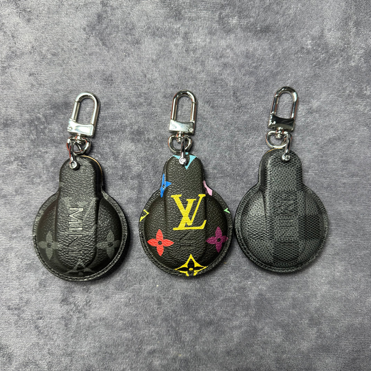 Premium LV Canvas Key Case for Mini Cooper – Handmade from Authentic Upcycled Louis Vuitton
