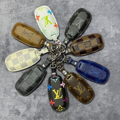 Premium LV Canvas Key Case for Nissan 2 – Handmade from Authentic Upcycled Louis Vuitton