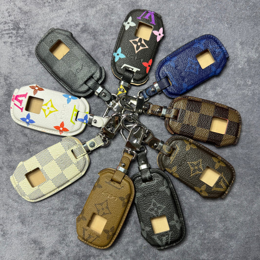 Premium LV Canvas Key Case for KIA 2 – Handmade from Authentic Upcycled Louis Vuitton