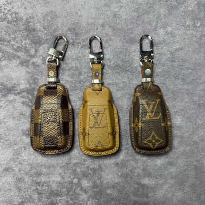 Premium LV Canvas Key Case for Audi 2 – Handmade from Authentic Upcycled Louis Vuitton