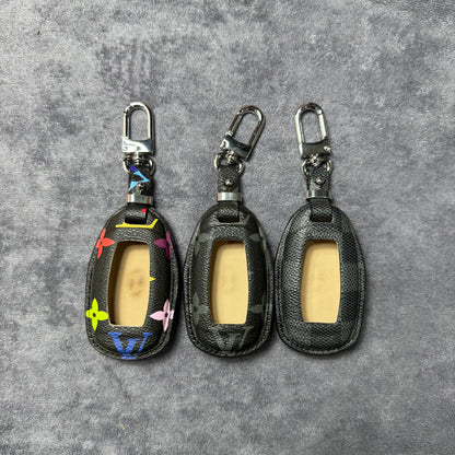 Premium LV Canvas Key Case for Hyundai 2 – Handmade from Authentic Upcycled