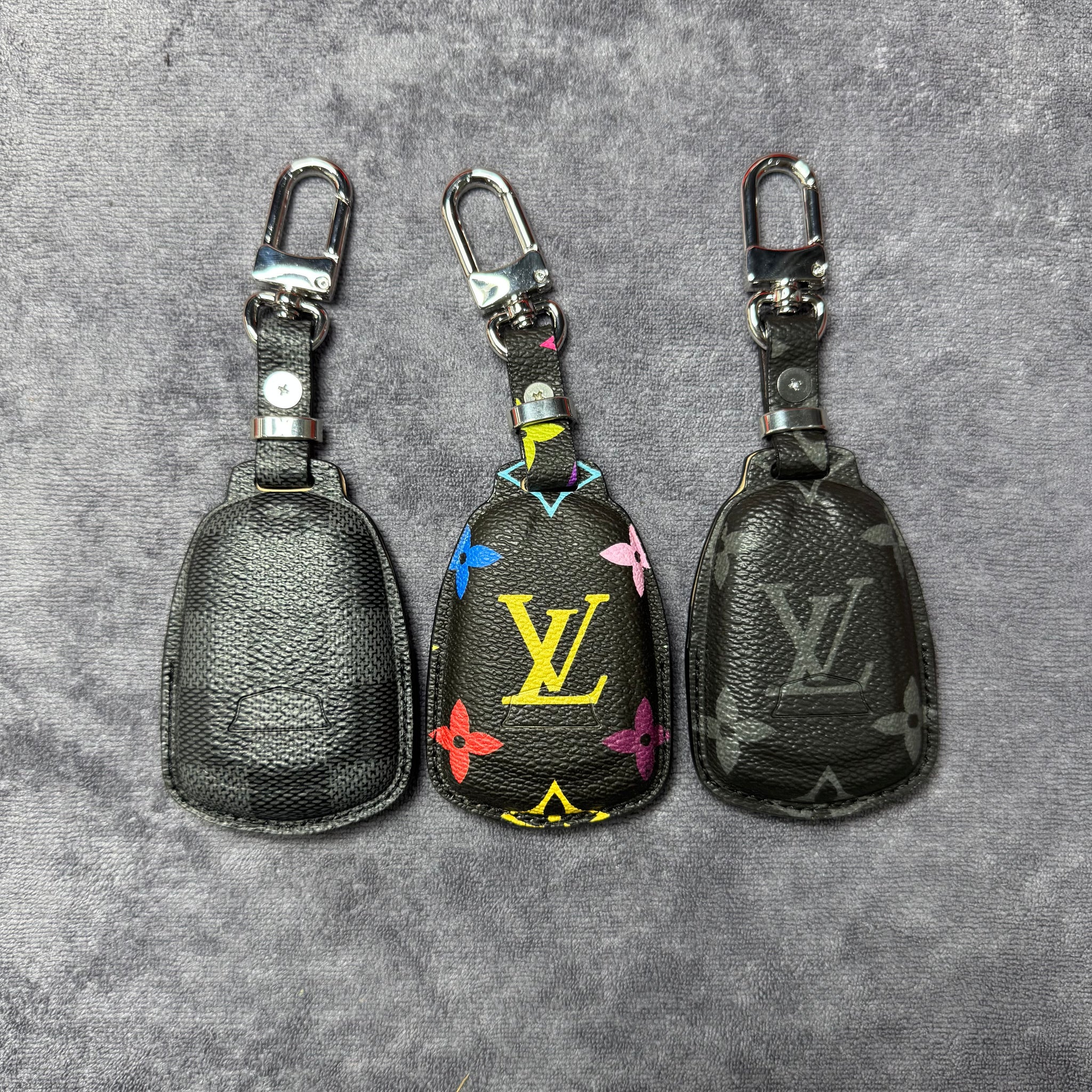 Premium LV Canvas Key Case for Cadillac 2 – Handmade from Authentic Upcycled Louis Vuitton