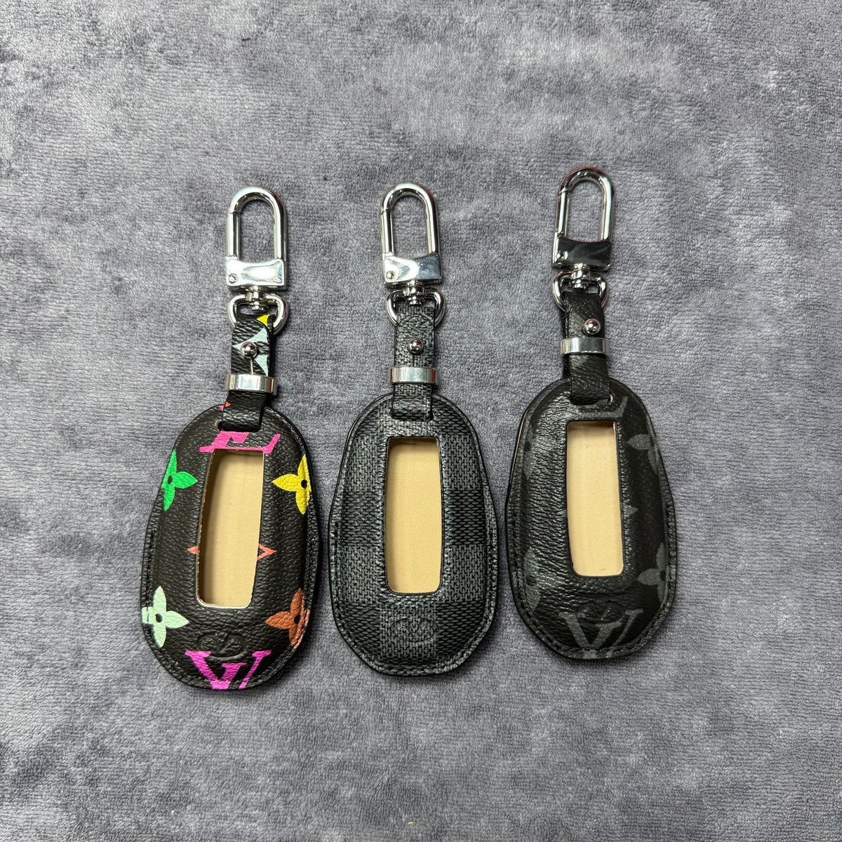 Premium LV Canvas Key Case for Infiniti – Handmade from Authentic Upcycled Louis Vuitton