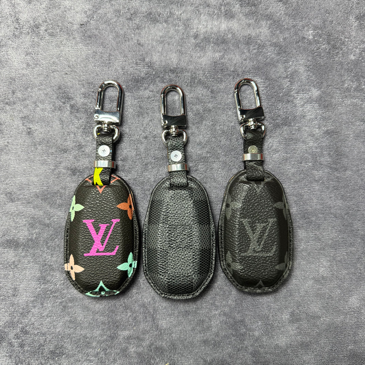 Premium LV Canvas Key Case for Infiniti – Handmade from Authentic Upcycled Louis Vuitton