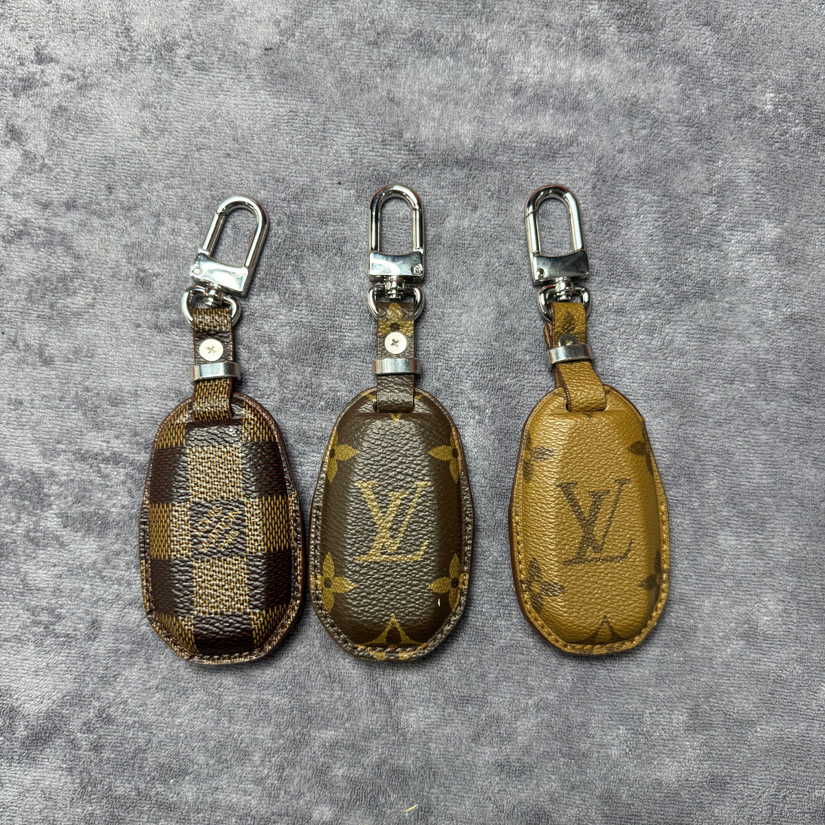 Premium LV Canvas Key Case for Infiniti – Handmade from Authentic Upcycled Louis Vuitton