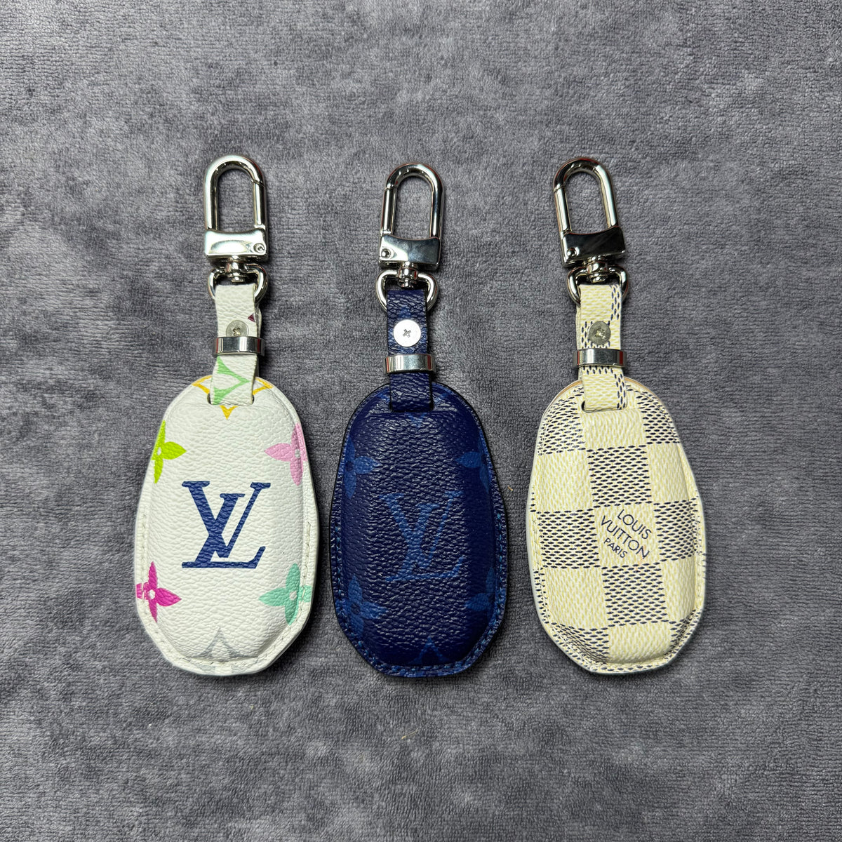 Premium LV Canvas Key Case for Infiniti – Handmade from Authentic Upcycled Louis Vuitton