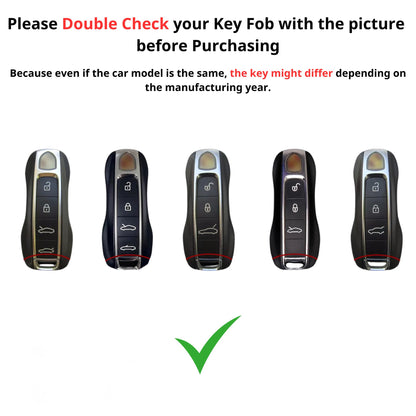 Premium LV Canvas Key Case for Porsche 2 – Handmade from Authentic Upcycled Louis Vuitton